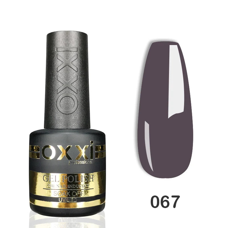 Vernis Gel Semi-Permanent OXXI 8ml – 60 Teintes UV/LED Longue Durée Nail Art Manucure – CLEVI Paris