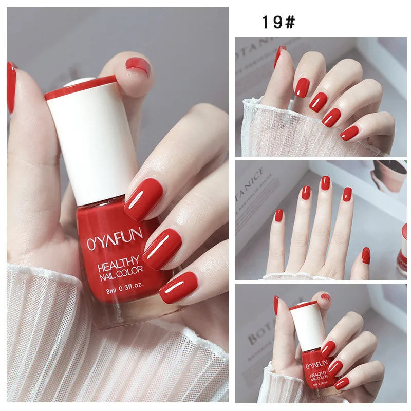 Vernis à Ongles Séchage Rapide Sans UV – Glitter, Matte & Paillettes 40 Couleurs – CLEVI Paris