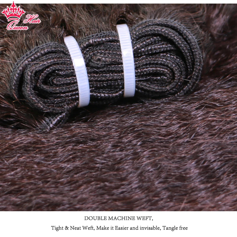 Mèches Brésiliennes Kinky Straight Virgin Hair 100% Humains | Yaki Straight | Lot 1, 3 ou 4 Mèches | 12-28 Pouces – CLEVI Paris
