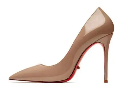 Escarpins Femme Talons Aiguilles Bout Pointu | Marron, Noir, Nude, Gris, Vert Jade – CLEVI Paris