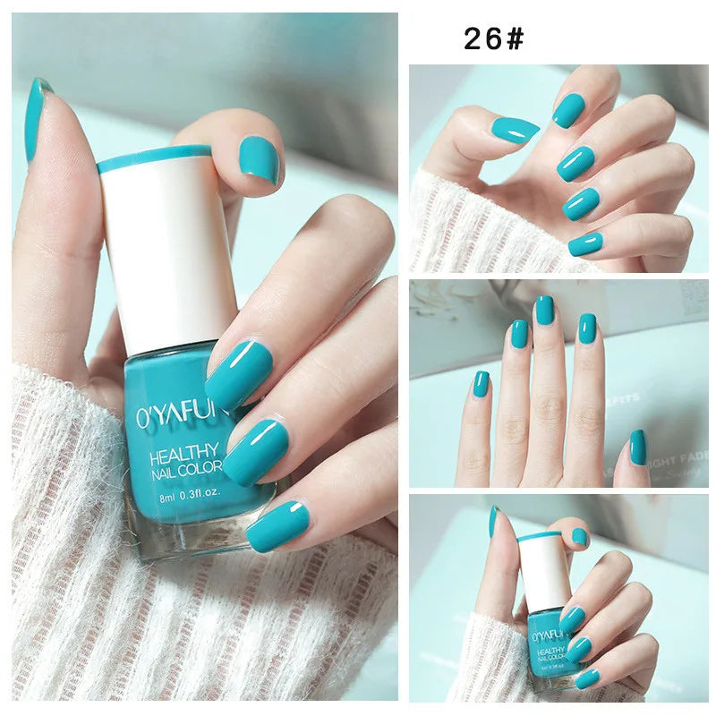 Vernis à Ongles Séchage Rapide Sans UV – Glitter, Matte & Paillettes 40 Couleurs – CLEVI Paris