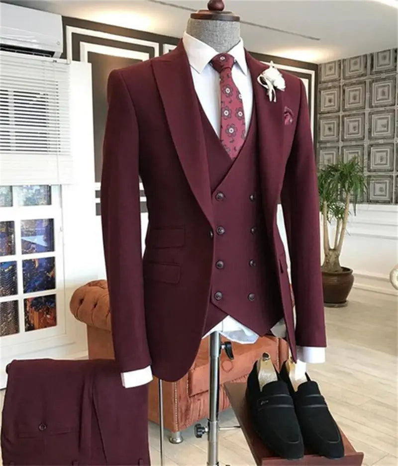 Costume homme 3 pièces ajusté – CLEVI Paris
