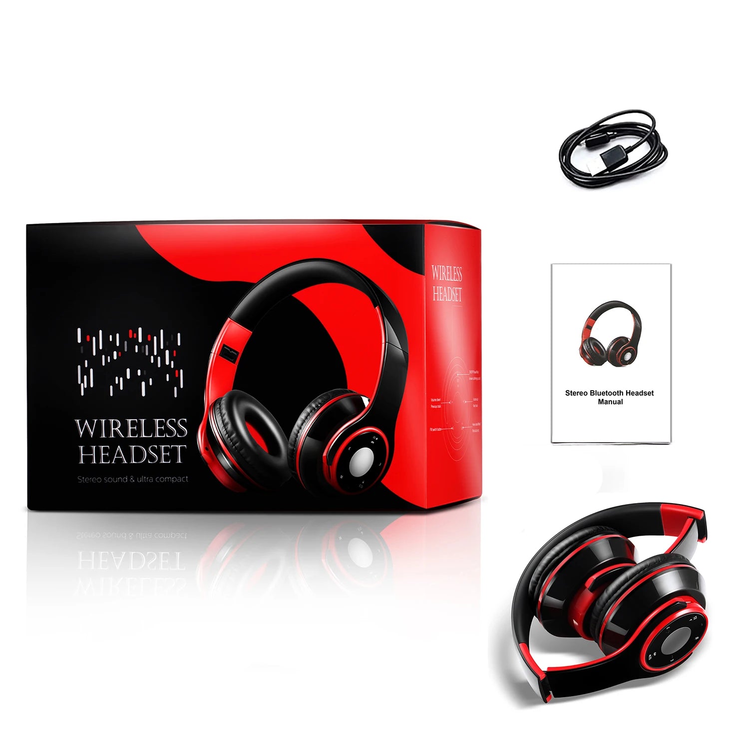 Casque Bluetooth AYVVPII SG-8 FM & TF Pliable – CLEVI Paris