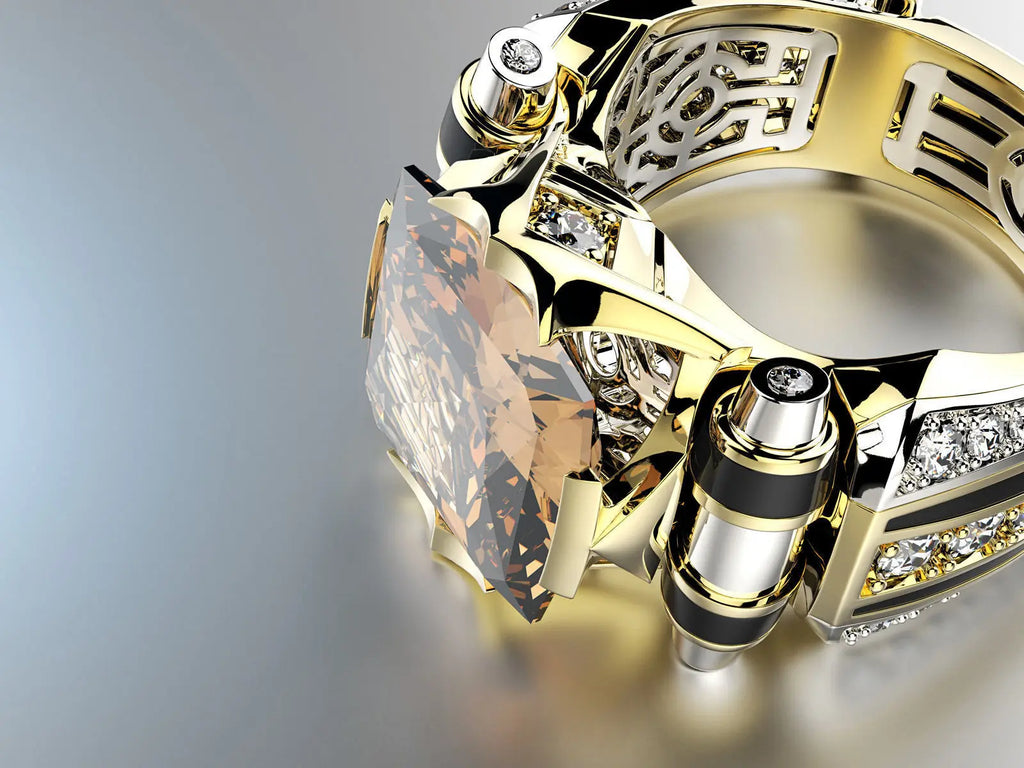 Bague Femme en Zircone Cubique, Dorée ou Noire – CLEVI Paris