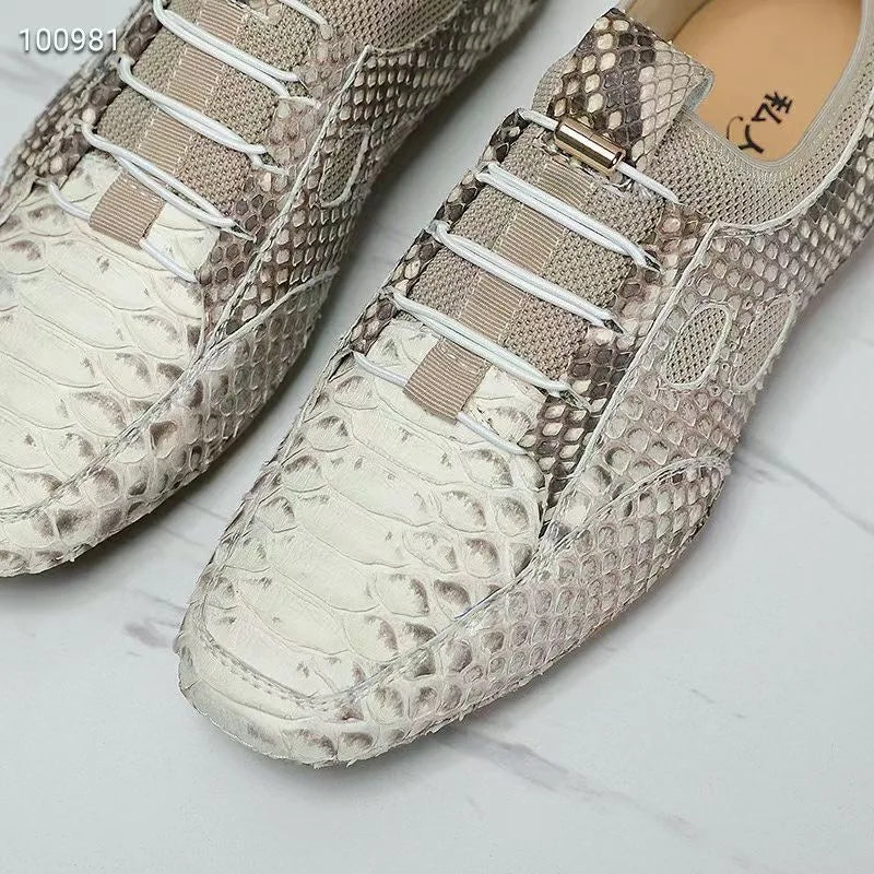 Sneakers basses homme grises – CLEVI Paris