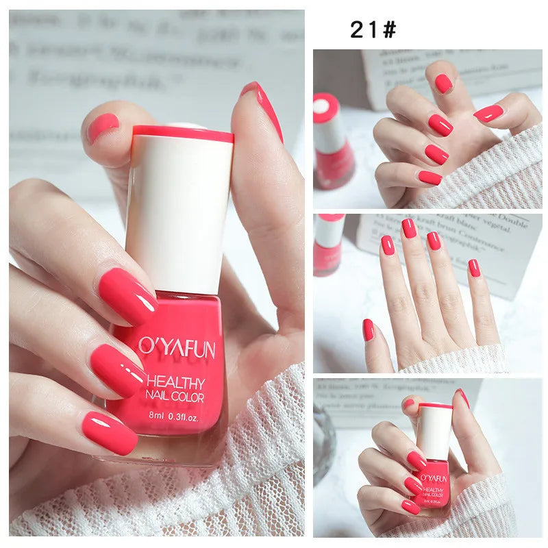Vernis à Ongles Séchage Rapide Sans UV – Glitter, Matte & Paillettes 40 Couleurs – CLEVI Paris