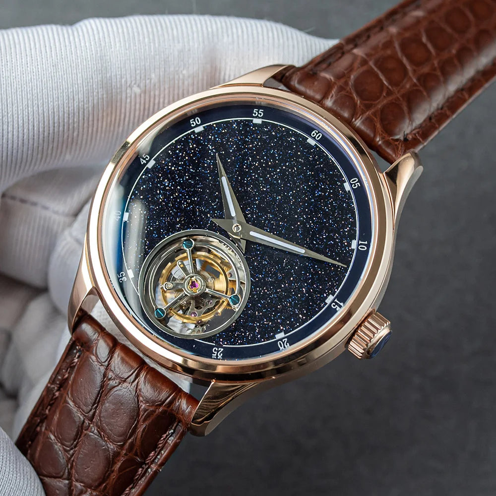 Montre Homme Tourbillon Manuel Édition Limitée Sugess S403C Seagull ST8230 – CLEVI Paris