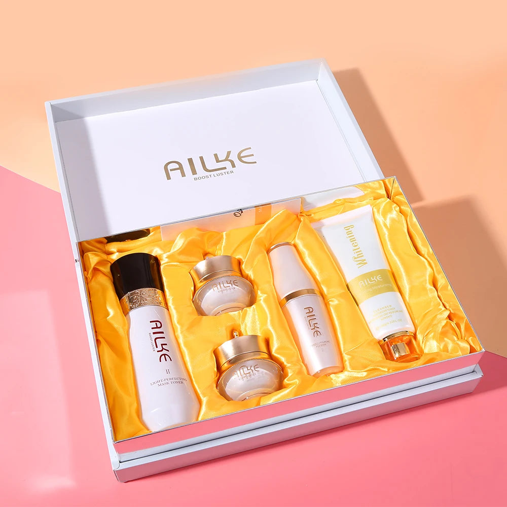 Gamme Soins Visage AILKE White Rose – Blanchissant, Anti-Taches & Anti-Rides – CLEVI Paris