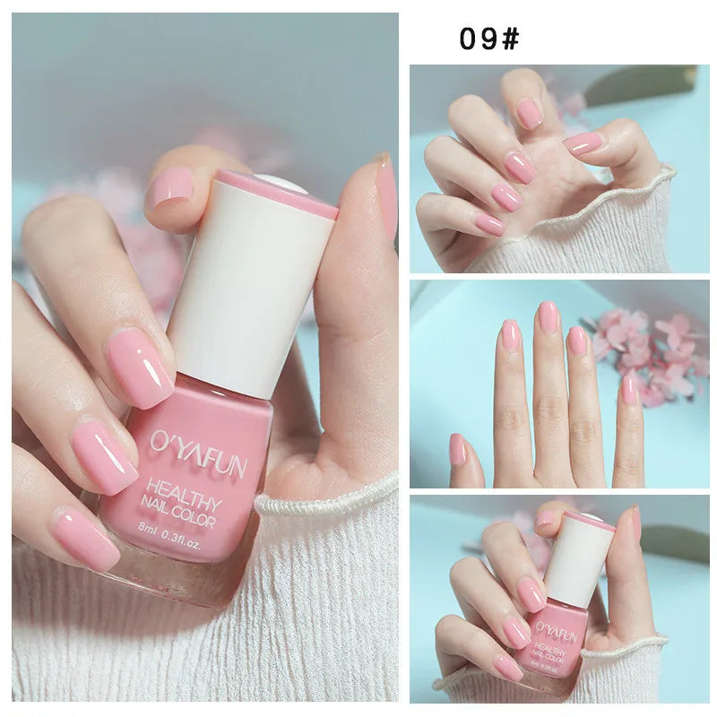 Vernis à Ongles Séchage Rapide Sans UV – Glitter, Matte & Paillettes 40 Couleurs – CLEVI Paris
