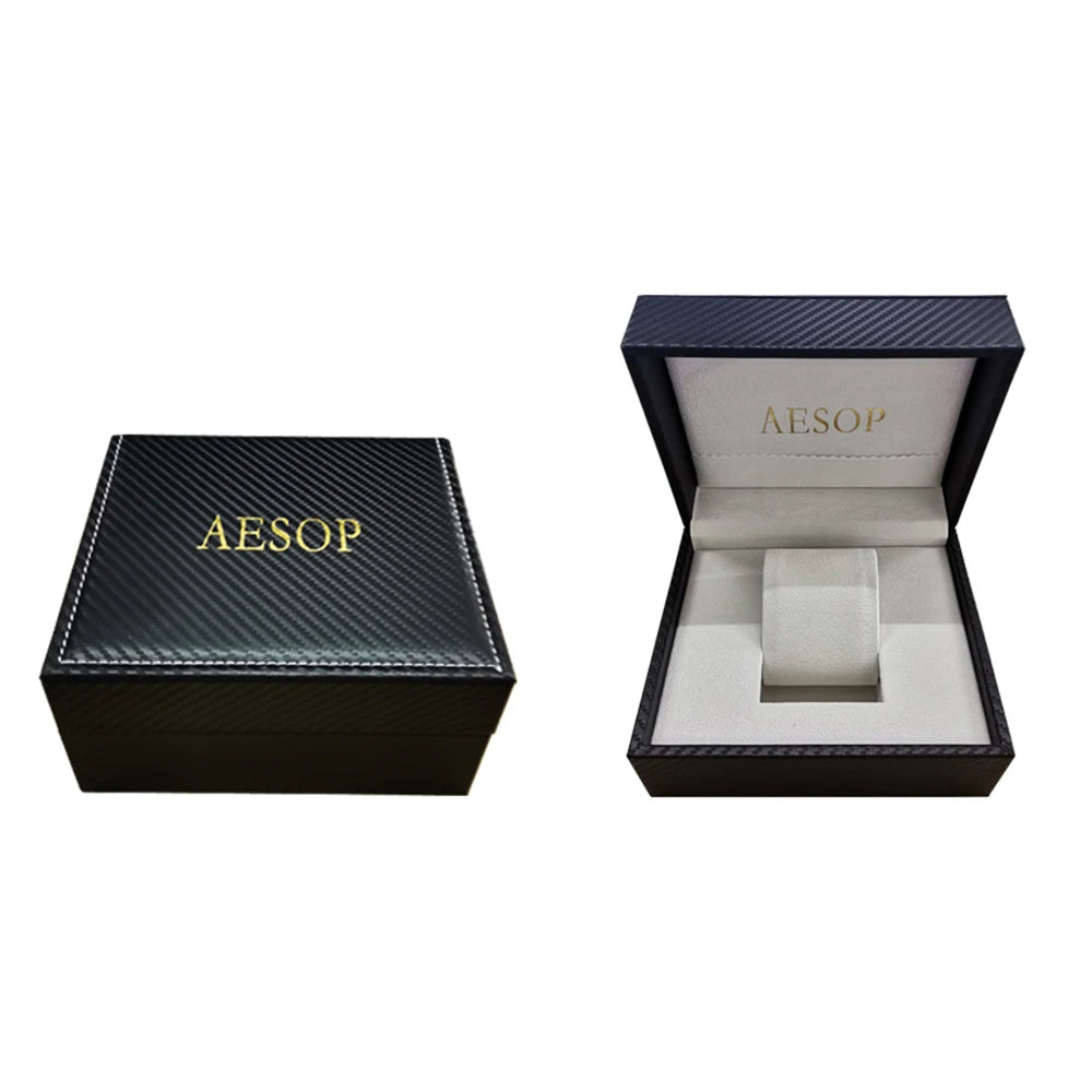 Montre Homme Tourbillon Volant AESOP 7018 – Squelette Double Face Verre Saphir Étanche 100m Garantie 3 Ans – CLEVI Paris