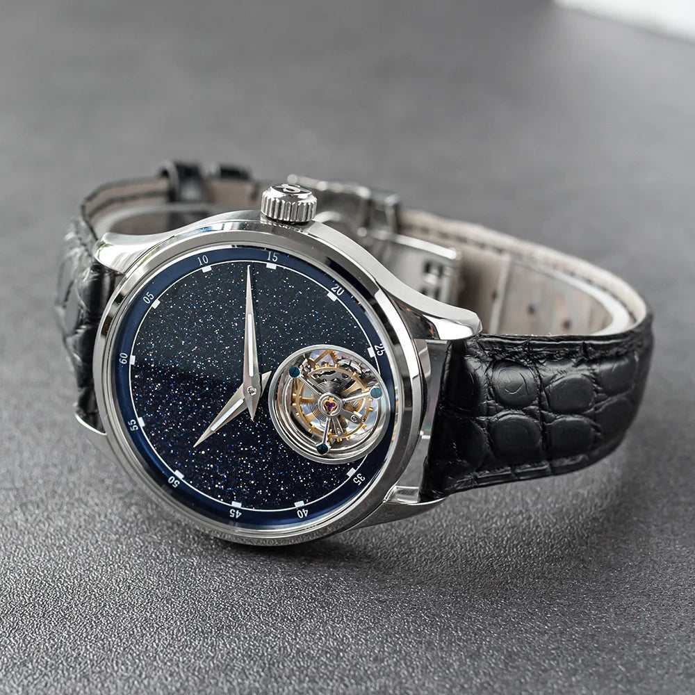 Montre Homme Tourbillon Manuel Édition Limitée Sugess S403C Seagull ST8230 – CLEVI Paris