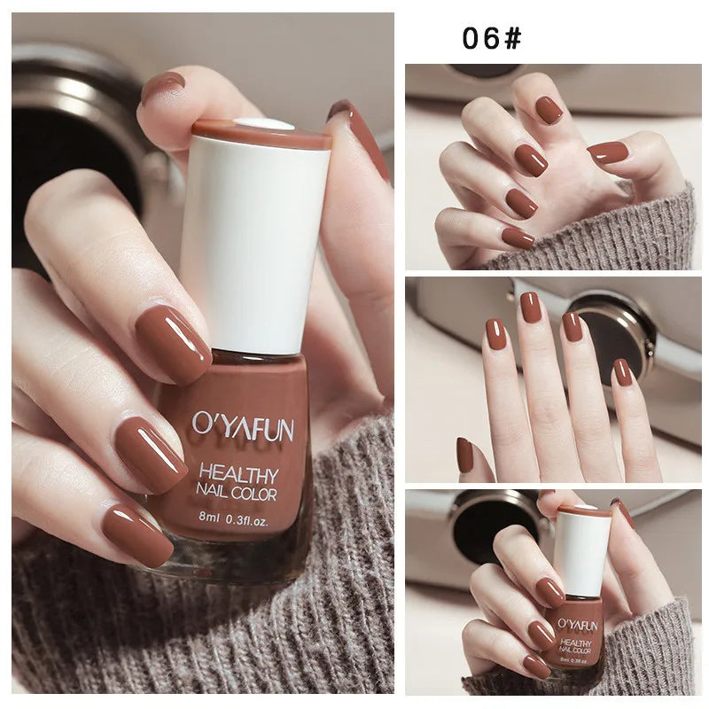 Vernis à Ongles Séchage Rapide Sans UV – Glitter, Matte & Paillettes 40 Couleurs – CLEVI Paris
