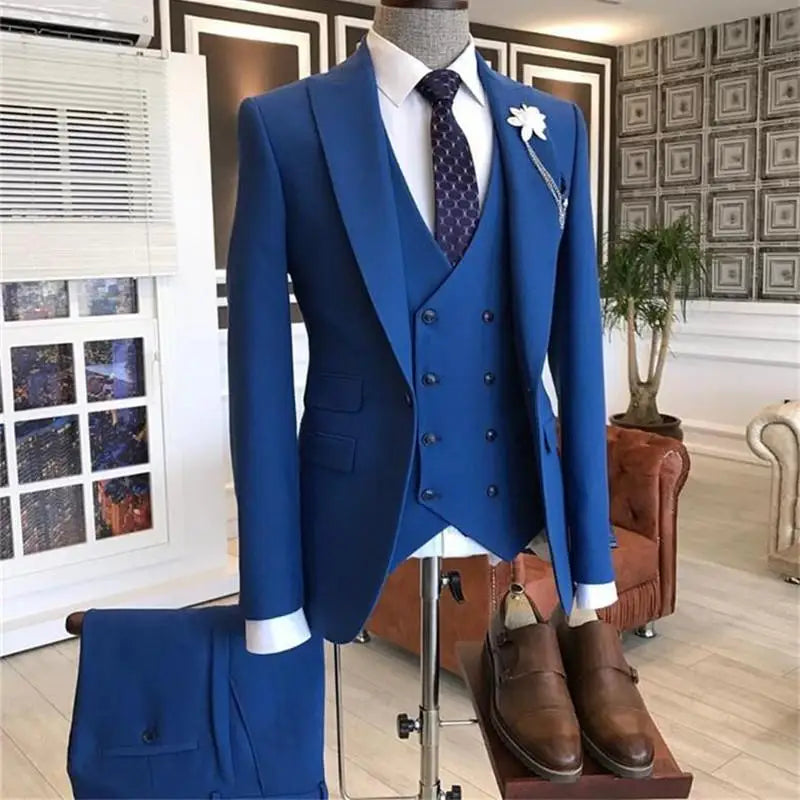 Costume homme 3 pièces ajusté – CLEVI Paris