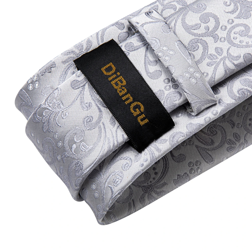Cravate homme florale avec pince – CLEVI Paris