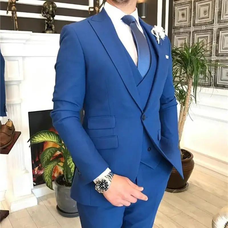 Costume homme 3 pièces ajusté – CLEVI Paris