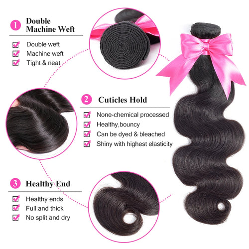 Bundles Body Wave + Closure 4x4 Remy Hair Indien – CLEVI Paris