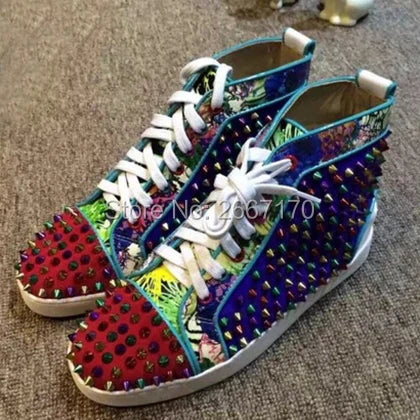 Sneakers homme à rivets – CLEVI Paris