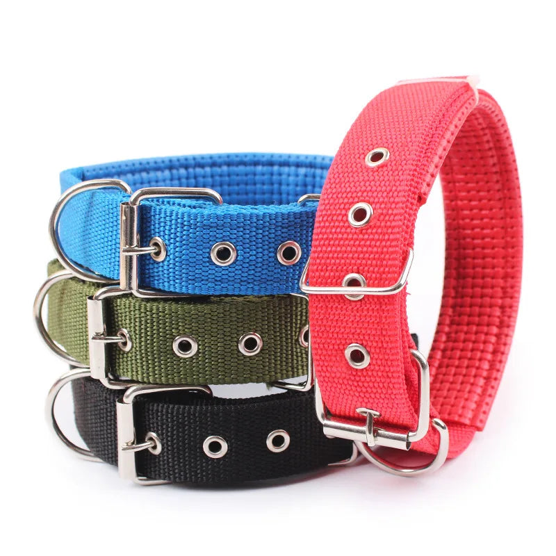 Collier pour chien en nylon uni – CLEVI Paris