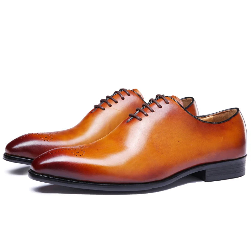 Chaussures Oxford homme en cuir à lacets – CLEVI Paris