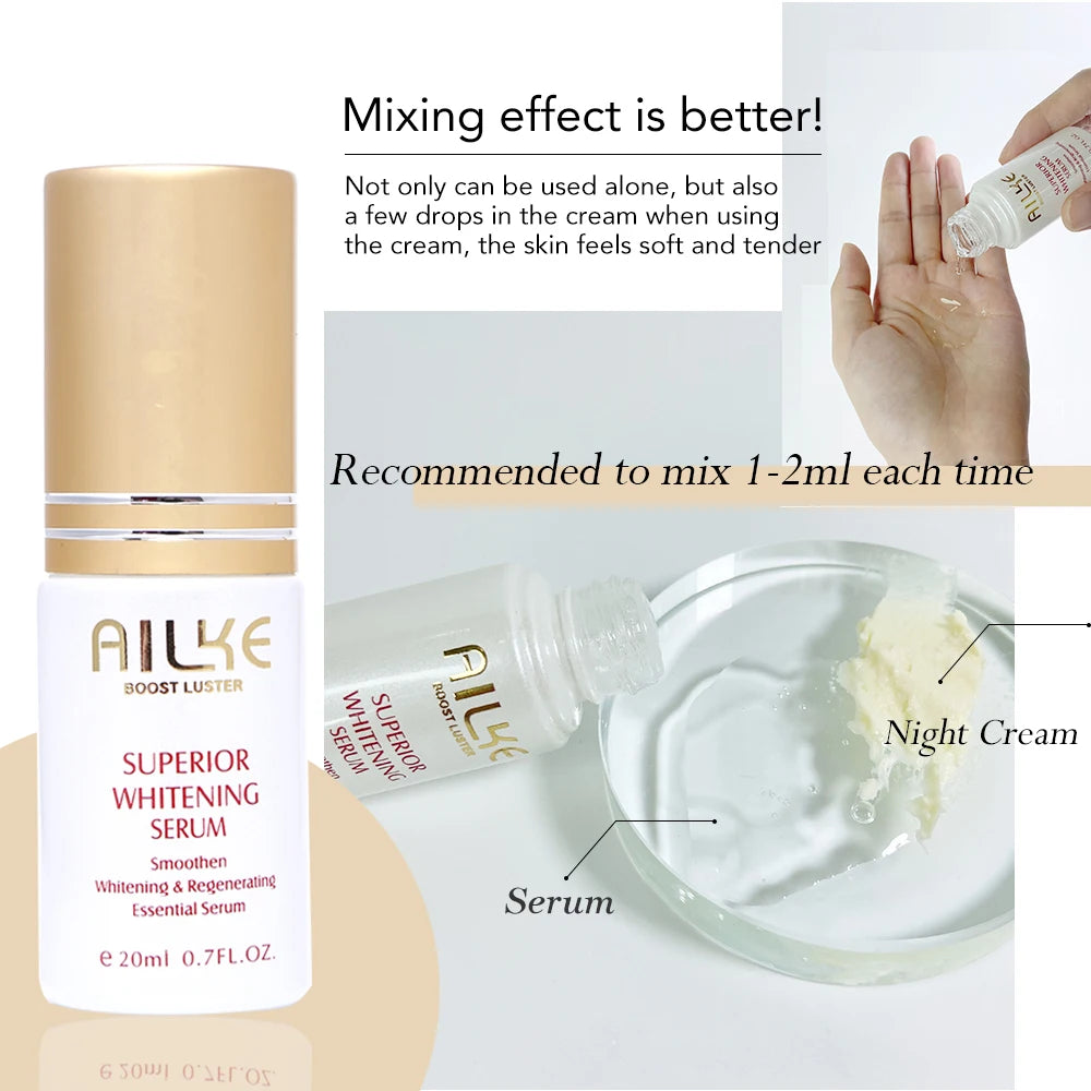 Gamme Soins Visage AILKE White Rose – Blanchissant, Anti-Taches & Anti-Rides – CLEVI Paris