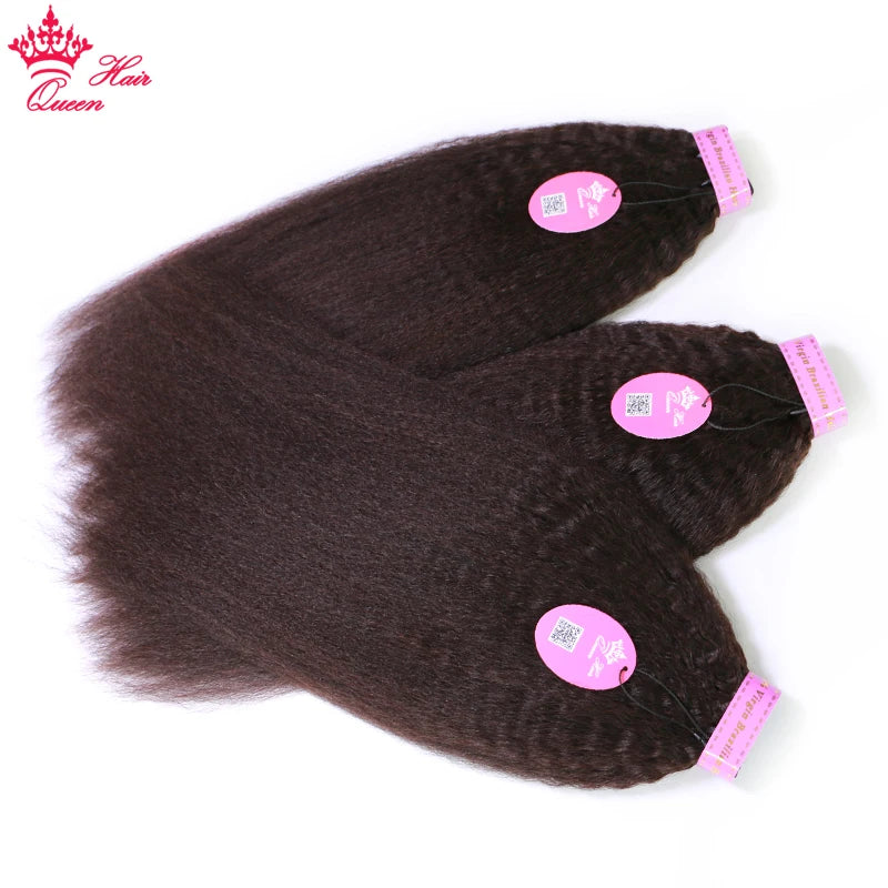 Mèches Brésiliennes Kinky Straight Virgin Hair 100% Humains | Yaki Straight | Lot 1, 3 ou 4 Mèches | 12-28 Pouces – CLEVI Paris