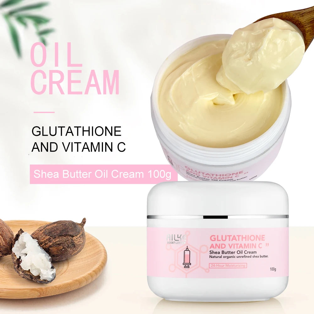 Gamme Éclaircissante Glutathion & Vitamine C AILKE – Anti-Taches, Hydratante & Raffermissante – CLEVI Paris