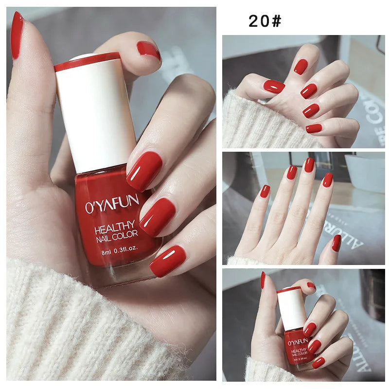 Vernis à Ongles Séchage Rapide Sans UV – Glitter, Matte & Paillettes 40 Couleurs – CLEVI Paris