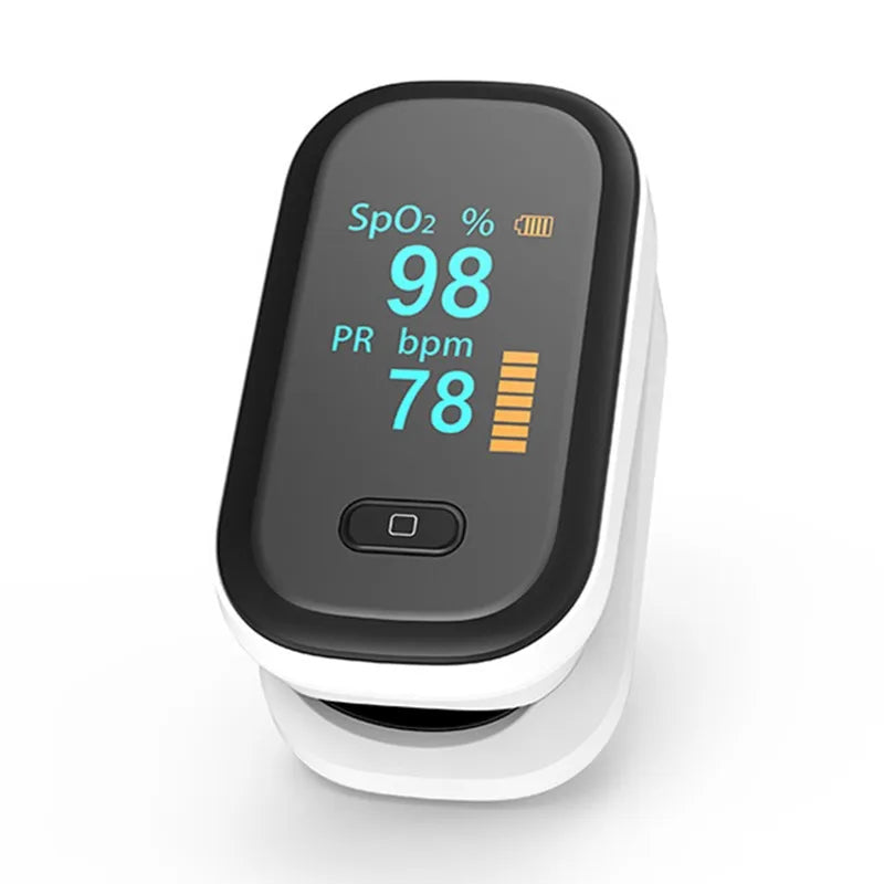 Oxyмètre Doigt SRHMX OLED SpO2 Pouls Adulte – CLEVI Paris
