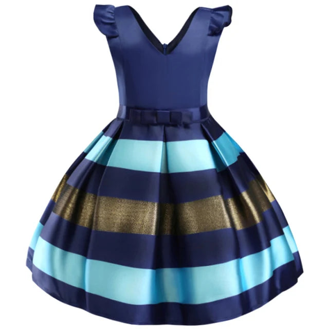 Robe cérémonie fille à motifs floraux – CLEVI Paris
