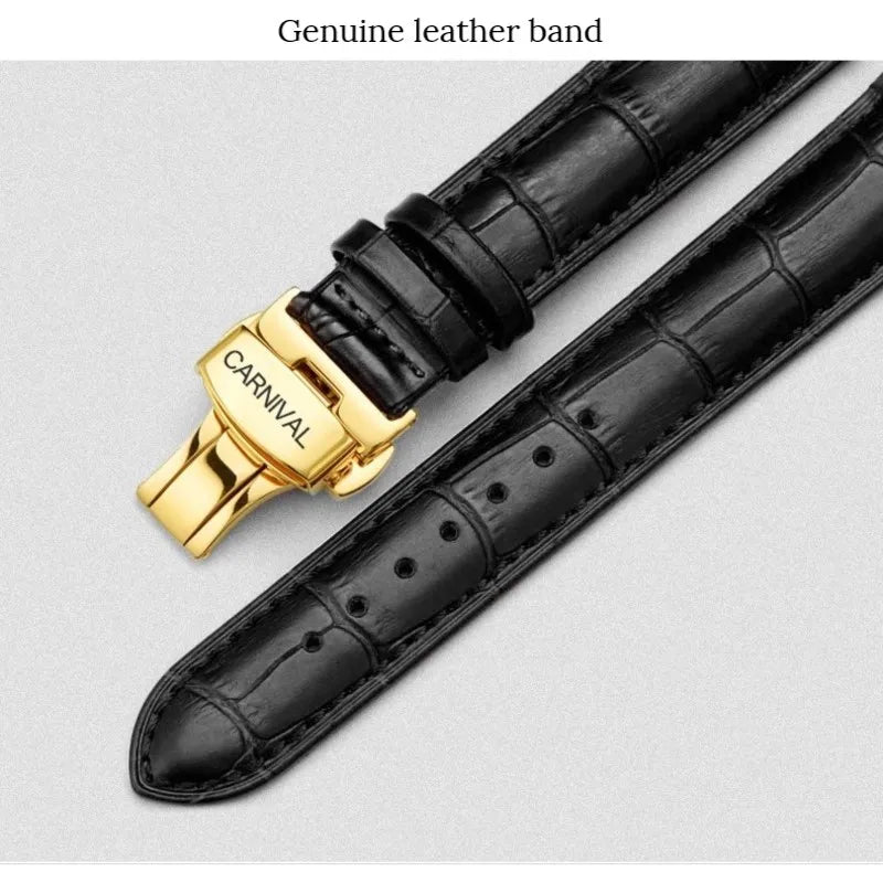 Montre Homme Automatique Double Fuseau Horaire Carnival – CLEVI Paris