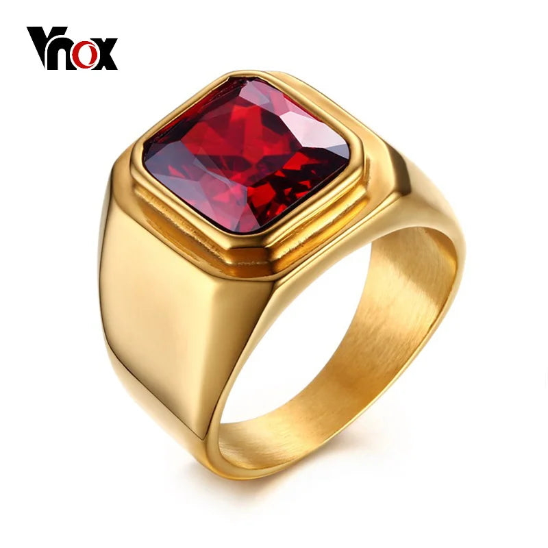 Bague homme carrée en acier et zirconium – CLEVI Paris