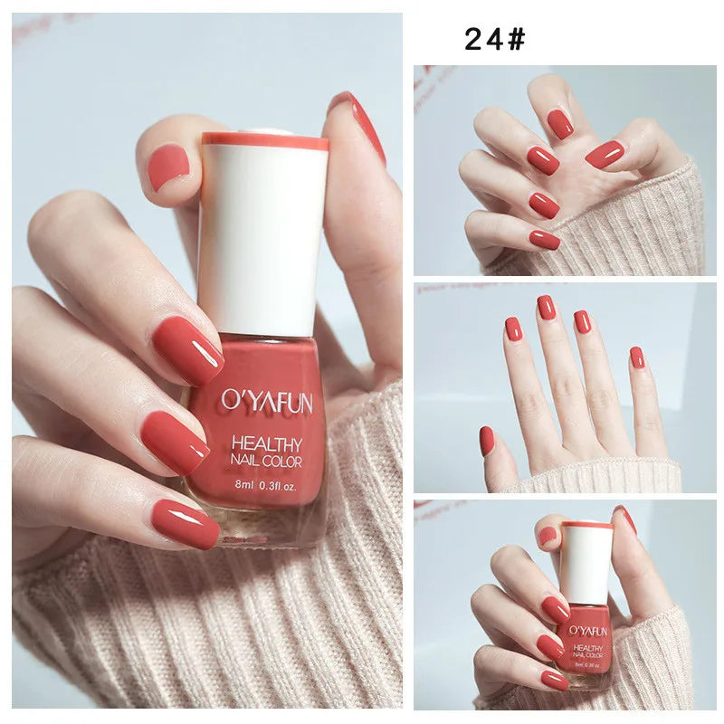 Vernis à Ongles Séchage Rapide Sans UV – Glitter, Matte & Paillettes 40 Couleurs – CLEVI Paris