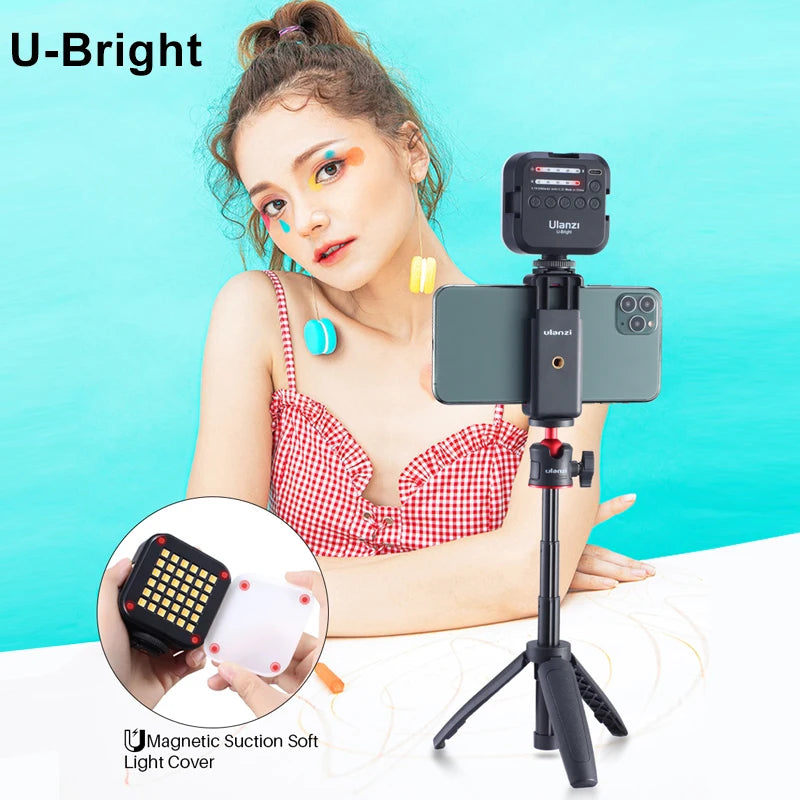 Lampe LED bicolore Ulanzi VL81 – CLEVI Paris