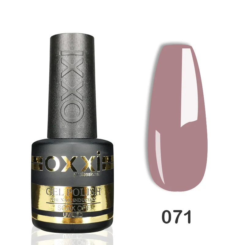 Vernis Gel Semi-Permanent OXXI 8ml – 60 Teintes UV/LED Longue Durée Nail Art Manucure – CLEVI Paris