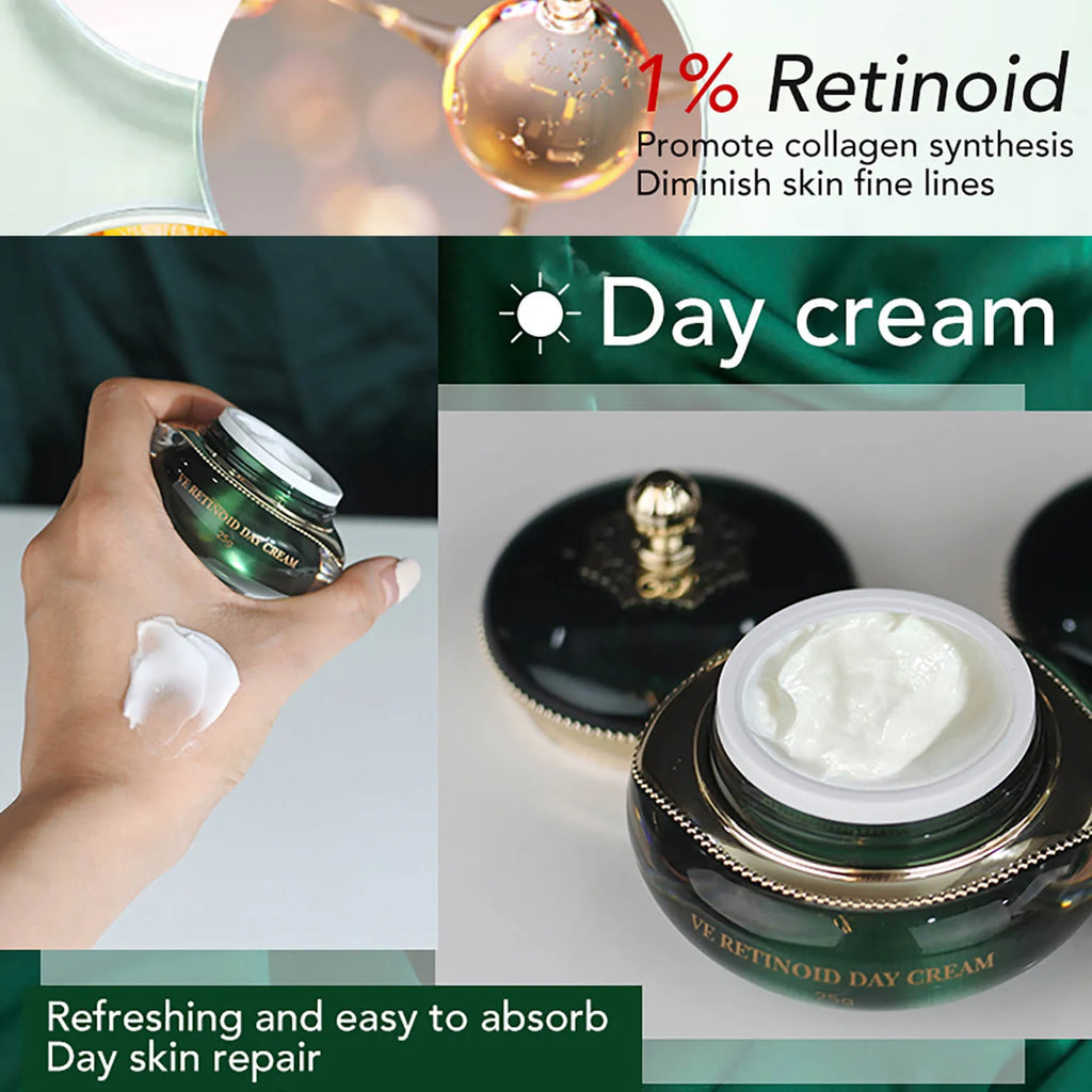 Gamme Soins Visage AILKE Retinol C&E Premium – Crème, Sérum & Nettoyant Anti-Rides – CLEVI Paris