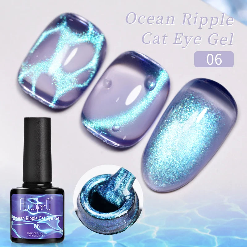 Vernis Gel UV Cat Eye AWStorG 7,5ml Semi-Permanent – CLEVI Paris