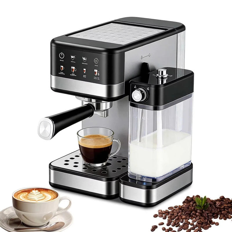 Machine expresso 20 bars avec lait auto – CLEVI Paris