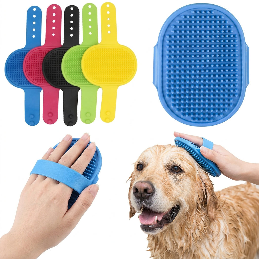 Brosse de bain souple pour chien et chat – CLEVI Paris