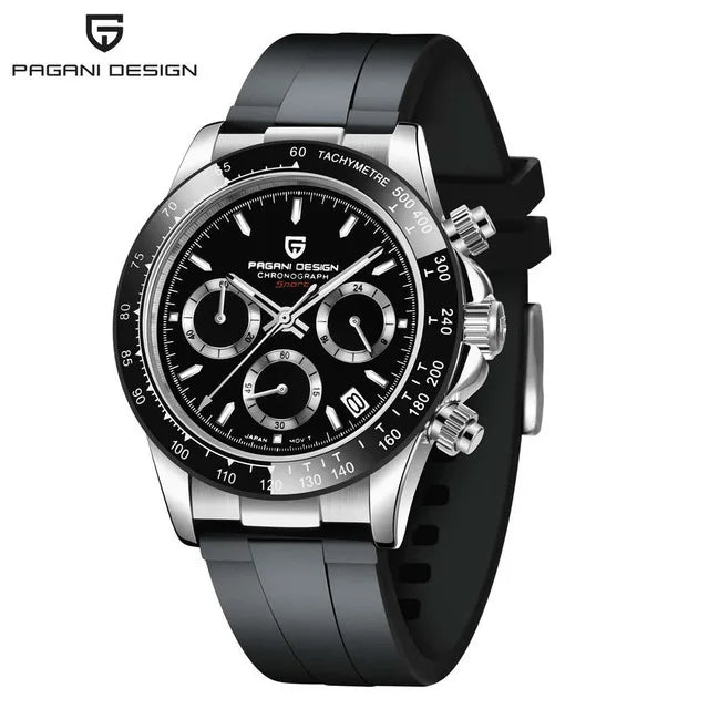 Montre Homme Quartz Chronographe Cadran Météorite Rétro Pagani Design PD-1664 – CLEVI Paris
