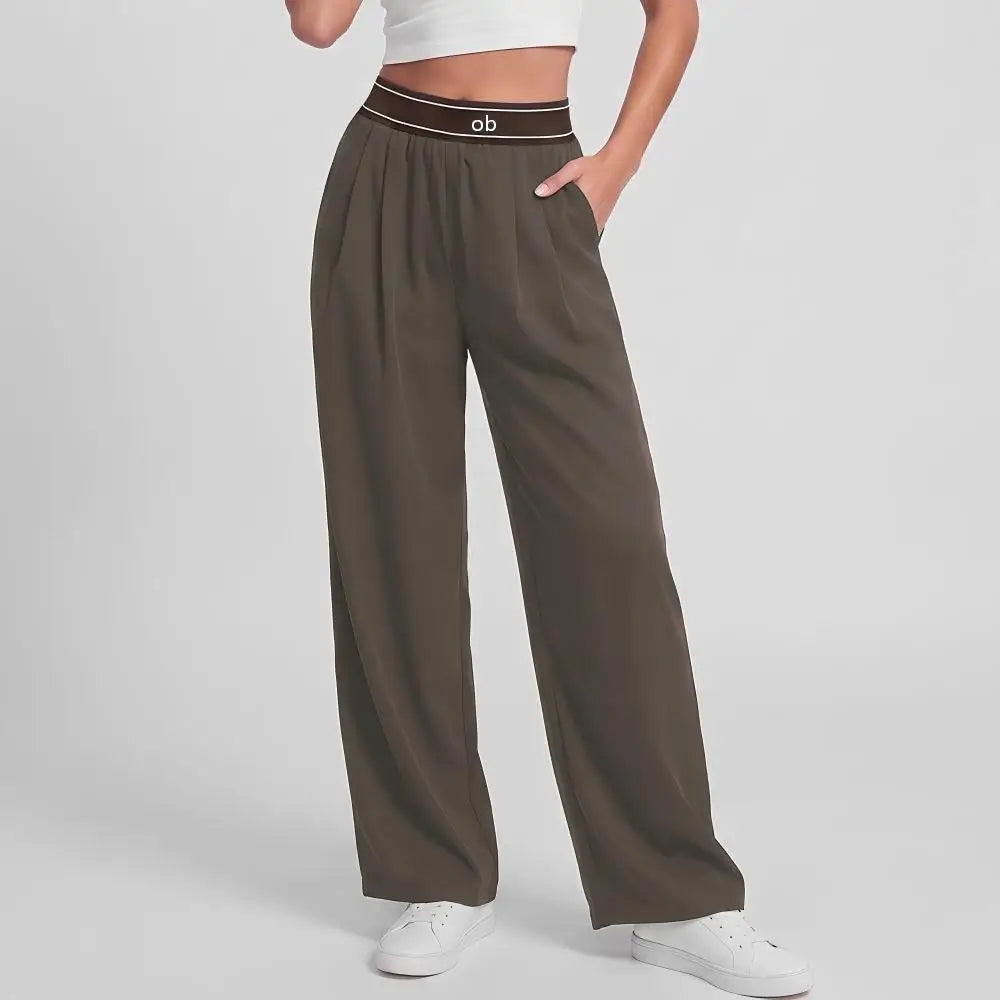 Pantalon yoga femme extensible avec poches – CLEVI Paris