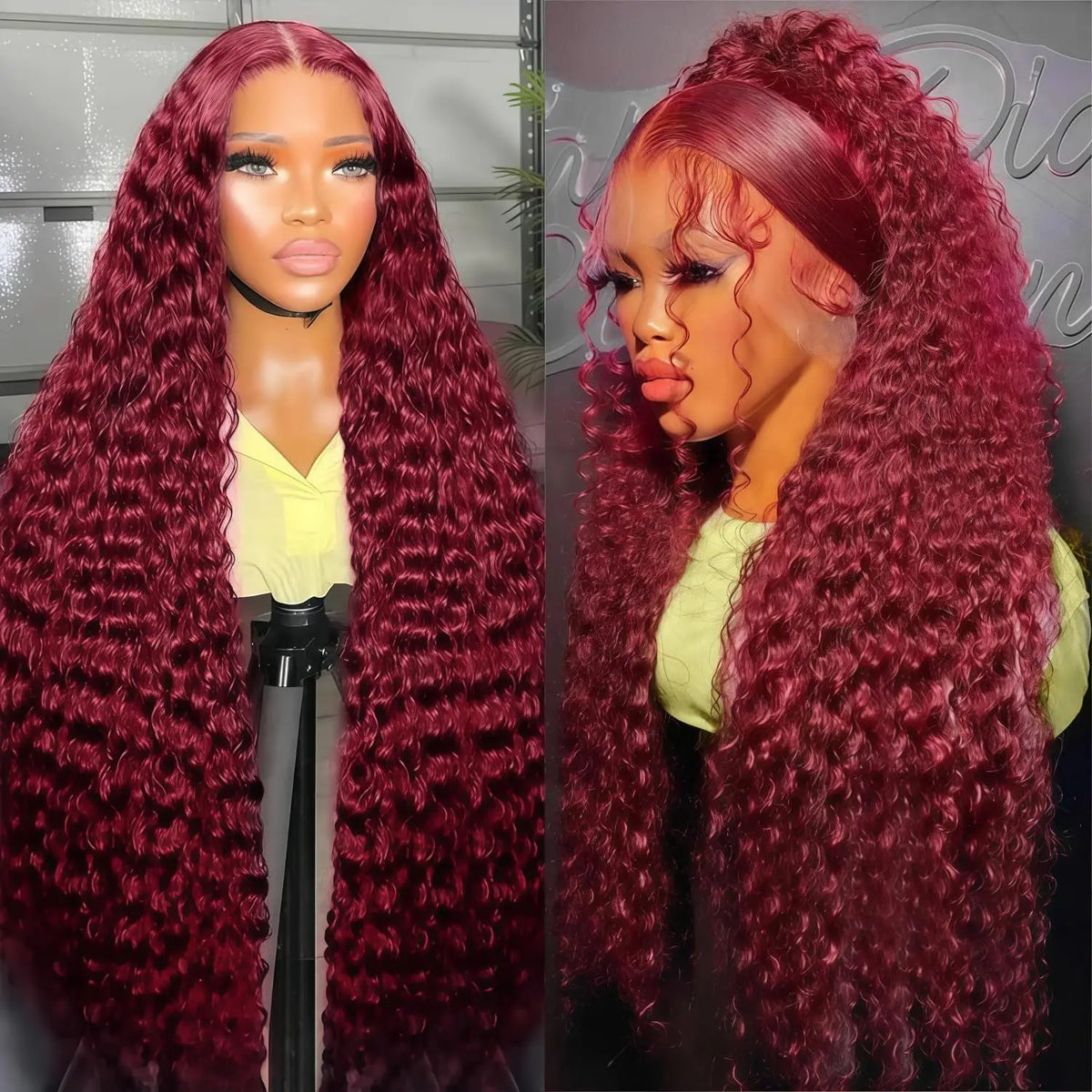Perruque Lace Front Deep Wave Cheveux Humains – CLEVI Paris