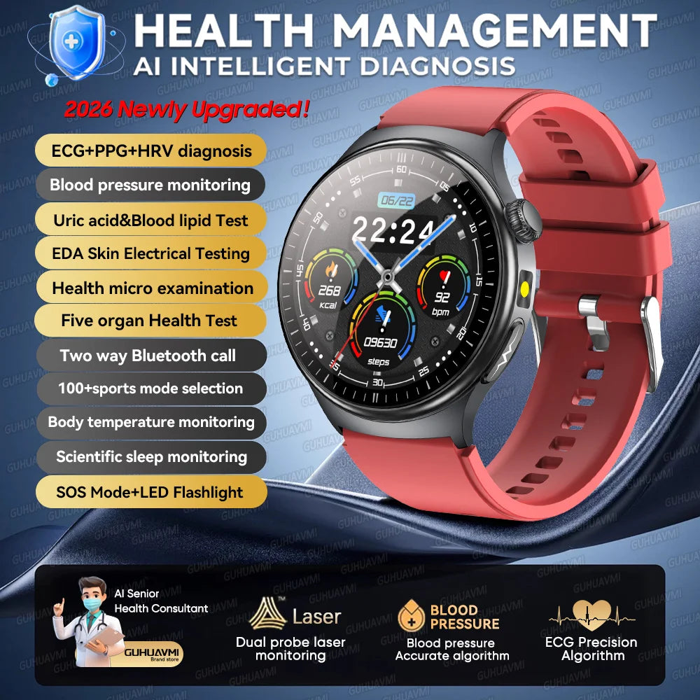 Montre GUHUAVMI TK27 AMOLED Bluetooth – CLEVI Paris