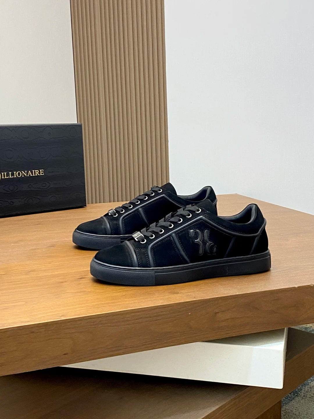 Sneakers Homme Cuir Véritable Brodées Zip Casual Gentleman EU 38-44 – CLEVI Paris