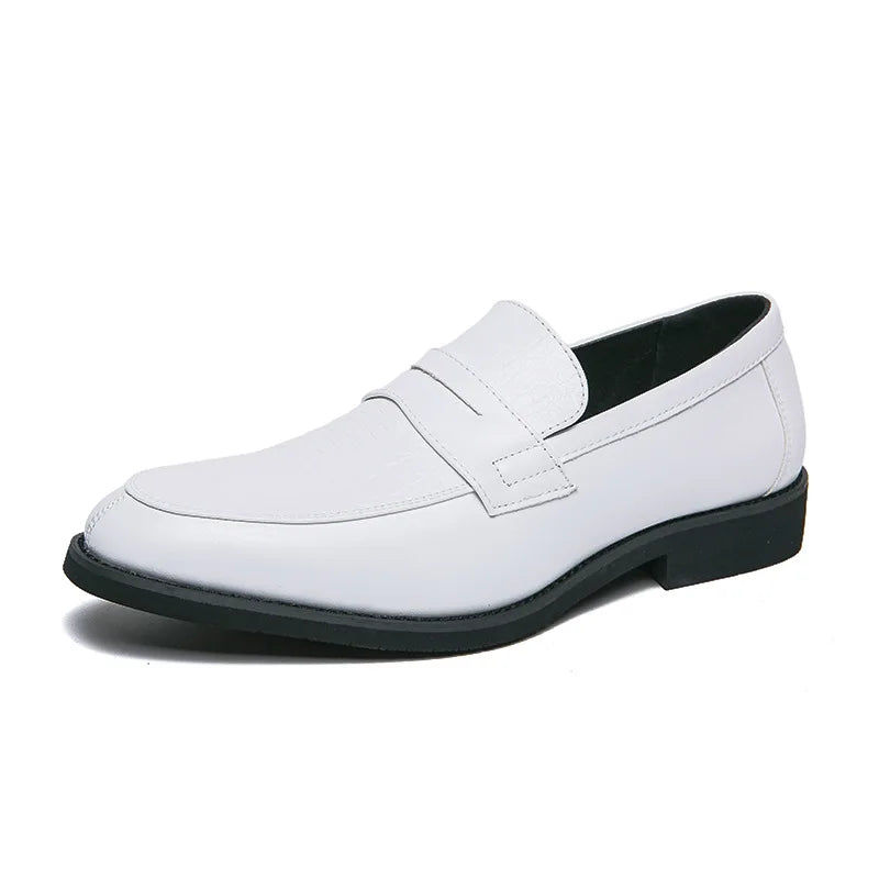 Mocassins Cuir Patchwork Homme Slip-on – CLEVI Paris