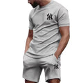 Ensemble 2 Pièces Homme T-shirt + Short Sport Été 2026 Running & Fitness – 12 Coloris, S à 4XL – CLEVI Paris