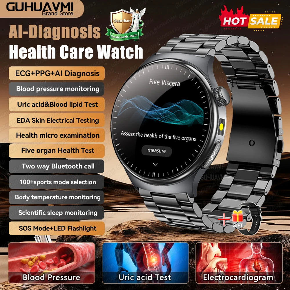 Montre GUHUAVMI ET475 AMOLED Bluetooth – CLEVI Paris