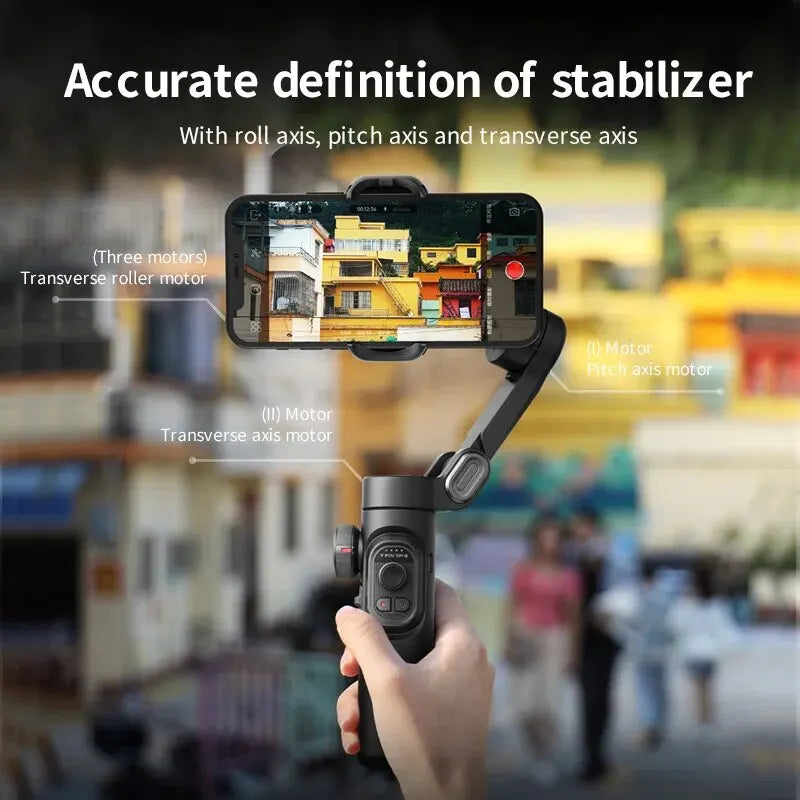 Stabilisateur smartphone 3 axes AOCHUAN – CLEVI Paris