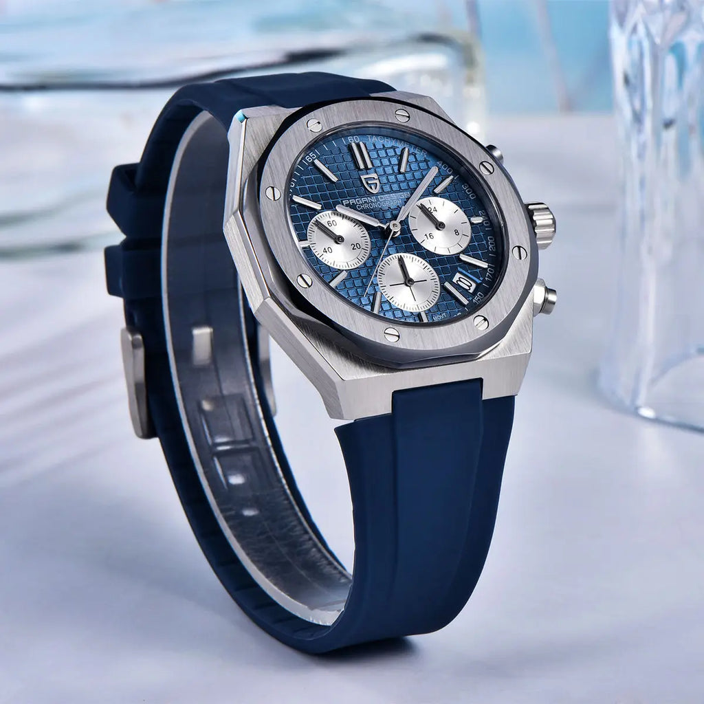 Montre Chronographe Homme Pagani Design PD-1707 Quartz VK63 Saphir 200m – CLEVI Paris