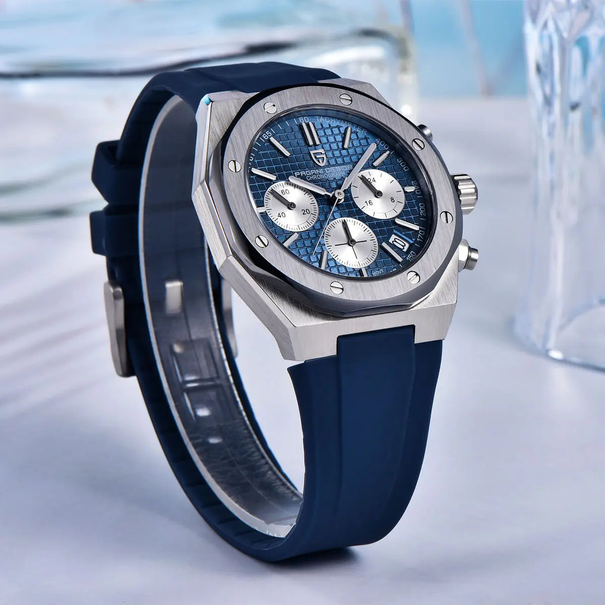 Montre Chronographe Homme Pagani Design PD-1707 Quartz VK63 Saphir 200m – CLEVI Paris