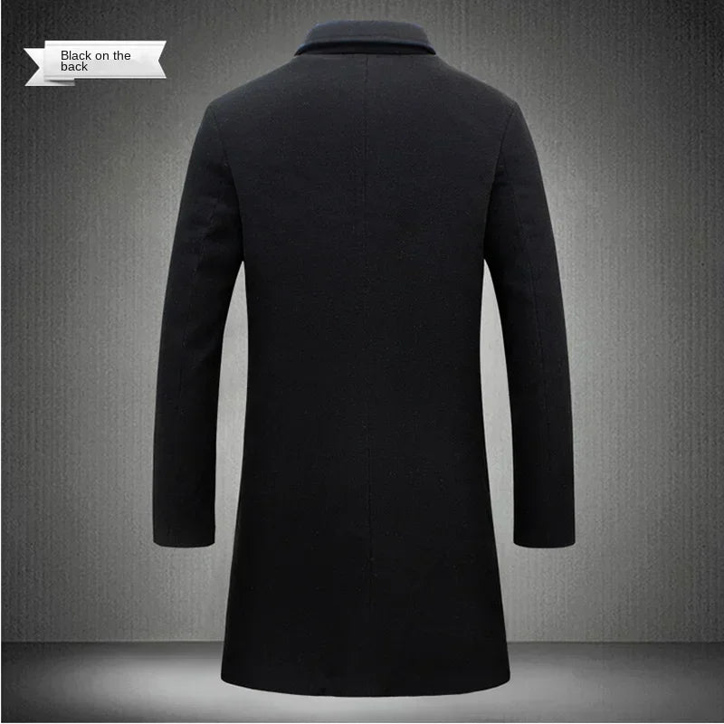 Manteau long boutonné homme – CLEVI Paris